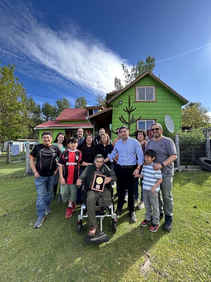 Visita adulto mayor en Aysén